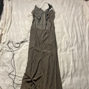 Size 10 Gold Prom Dress Body Con